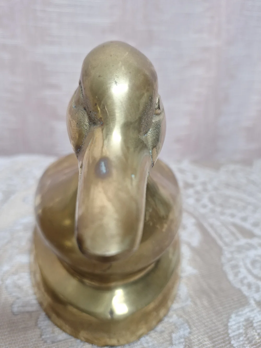 Brass Duck Figurine Pair - Vintage Decorative Ducks